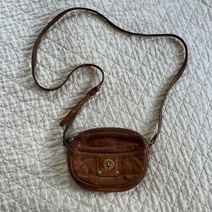 Marc by Marc Jacobs brown leather crossbody bag